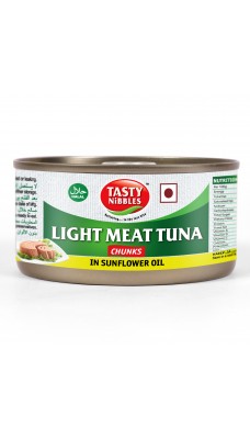 Tasty Nibbles Light Meat Tuna Chunks In Sunflower Oil 185g