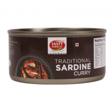 Tasty Nibbles Ready to Eat Canned Traditional Sardine Curry 185g