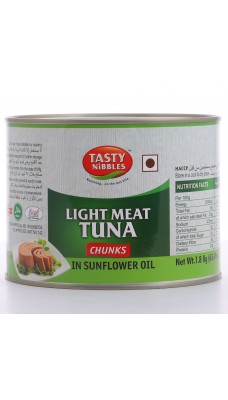 Tasty Nibbles Tuna Chunks In Sunflower Oil Can 1.8 Kg