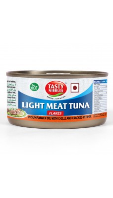 Tasty Nibbles Light Meat Tuna flakes In Sunfower Oil with Chilli and Cracked Pepper 185g
