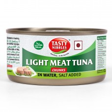 Tasty Nibbles Light Meat Tuna Chunks In Water Salt Added 185g