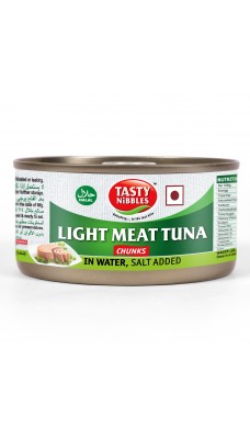 Tasty Nibbles Light Meat Tuna Chunks In Water Salt Added 185g