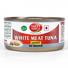 Tasty Nibbles White Meat Tuna Chunks in Water 185g 