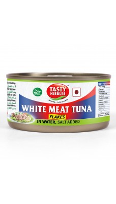 Tasty Nibbles White Meat Tuna Flakes in Water Salt Added 185g 